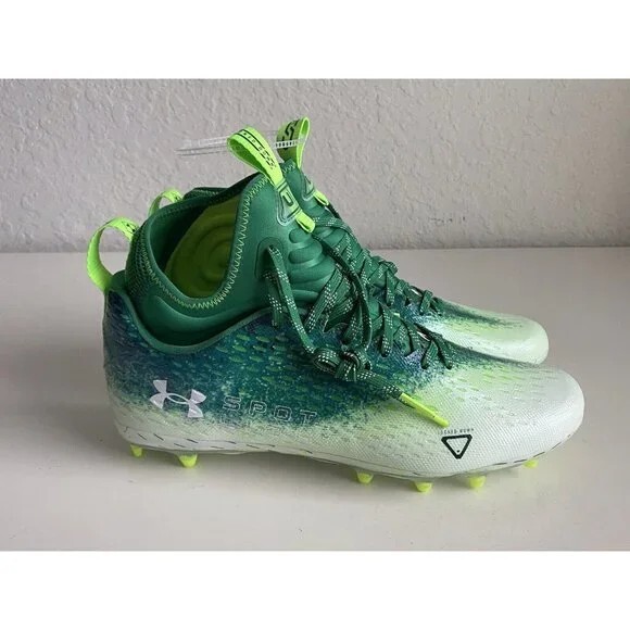 NEW Under Armour Spotlight Lux MC 2.0 Football Cleats Green Men Size 12 Under Armour Spotlight Lux MC 2.0 Football Cleats Green UA  main image 4