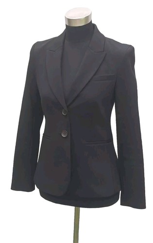 Boden Suit Jacket Sz 4 Black Women's Boyfriend Blazer XS S - Picture 2 of 9
