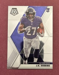 2020 Panini Mosaic #223 Silver Prizm J.K. Dobbins - Baltimore Ravens