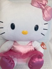 Ty Beanie Baby💜HELLO KITTY  Ballerina 12" Beanie Buddy Large New MWMT's