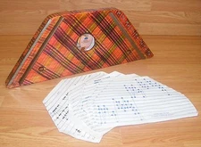 15 String Lap Harp 23" x 8.5" Citara Arco-Iris w/ 15 Song Sheets - Brazil 