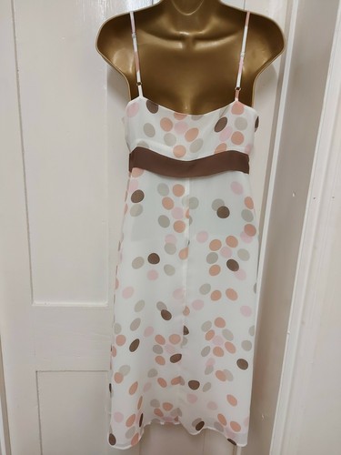 Bnwt marks and spencer Polka Dot Dress Size 10 - Picture 6 of 10