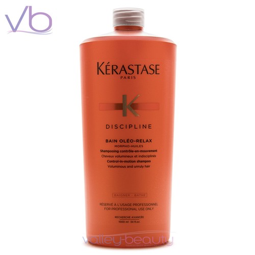 KERASTASE Discipline Bain Oleo-Relax, 1000ml For Voluminous and Unruly Hair