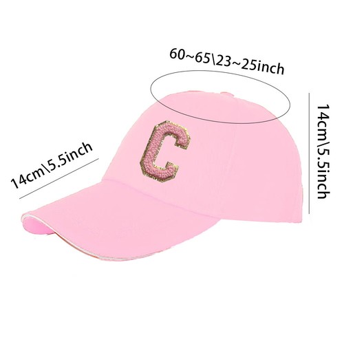 Gorra de béisbol de algodón con letras ajustable ligera transpirable gorra ajustable - Imagen 2 de 32