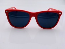 Vintage 24 Red Oval Horn-Rimmed Sunglasses Frames Taiwan