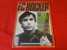 Vintage Rock and Roll Magazine East Coast Rocker 1988 Ry Cooder              P52