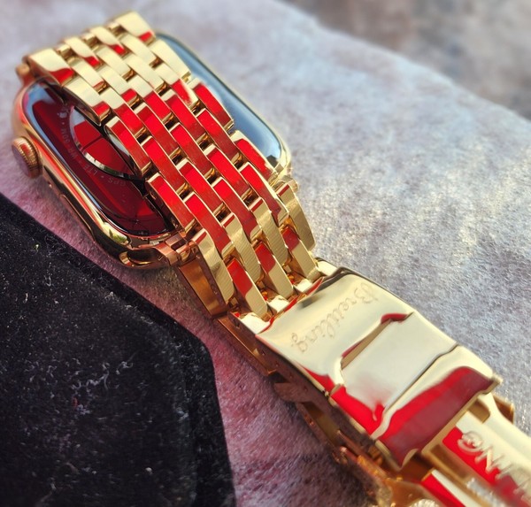 Alternate view of Apple Watch 18k, 24k, Rose Gold, Plated Apple Watch Service. Watch For Sale