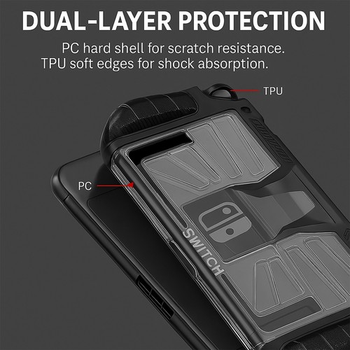 Silicone Case for Nintendo Switch 2 (2025) Shockproof Cover Ergonomic Grip Cover - Bild 9 von 19