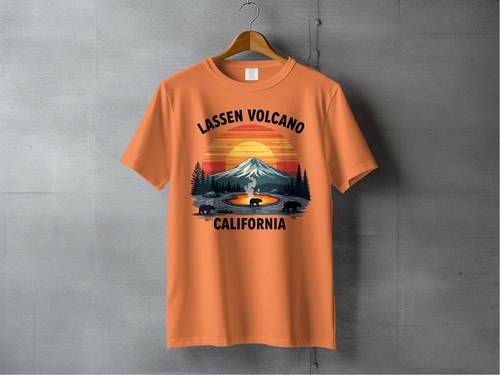 Lassen Volcano California Scenic Graphic T-Shirts - Picture 23 of 106