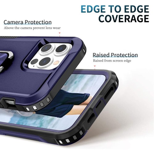 Military Grade TUFF Hybrid Case with Ring Grip for iPhone 12 / iPhone 12 Pro - - Bild 6 von 8