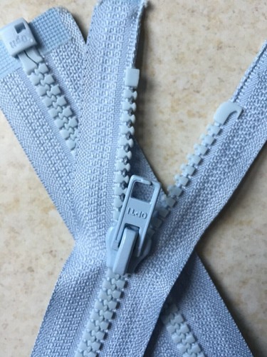 BRANDED #5 CHUNKY PLASTIC OPEN-END ZIPS 10"- 36" - 16 COLOURS - OPTI BY COATS - Picture 3 of 28
