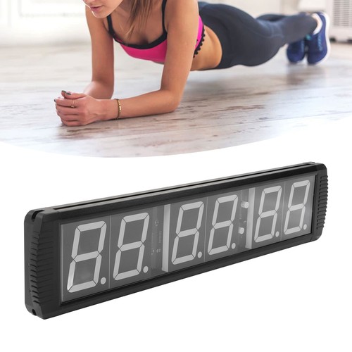4in LED Gym Timer Mit Fernbedienung Countdown Intervall Training Clock 100 CU - Bild 22 von 24