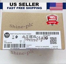 NEW Sealed Allen-Bradley 1734-AENTR SER C POINT I/O Dual Port Network Adaptor
