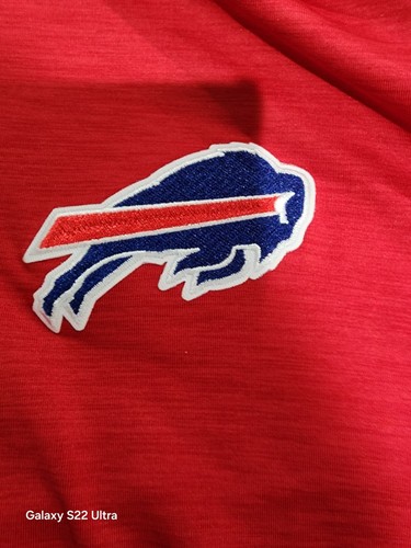 Men's 2XL Antigua Red Buffalo Bills Perilous QuarterZip Pullover Top Retail $100 - Bild 4 von 7