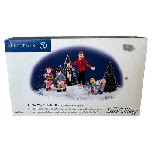 Department 56 Snow Village New On the Road to the Ballet (NEW) - Picture 3 of 13