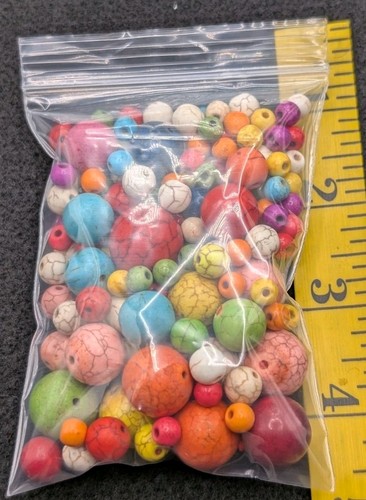 5oz Mystery Bead Soup Bag: Loose Colorful DIY Craft Project - Picture 5 of 7