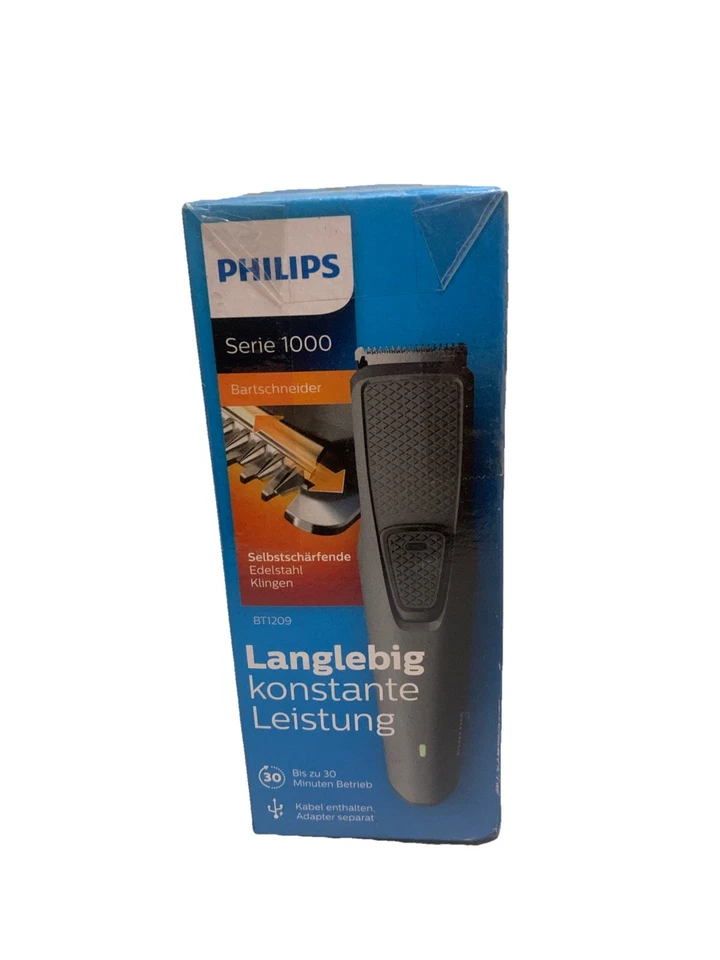 Philips Barttrimmer BT1209/15 Barttrimmer , Langlebig mit konstanter Leistung