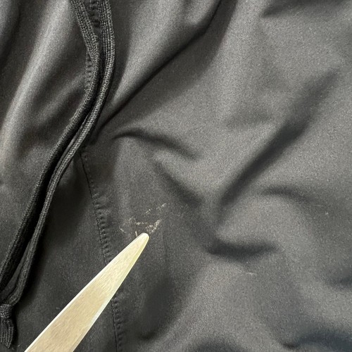 Vintage. Nike FitDry Track Pants Mens XL Black Straight Leg Lined Drawstring Y2K - Picture 8 of 12