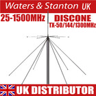 COMET DS150S - 1,4m Antena Discone 25-1500MHz RX TX 50/144/1300