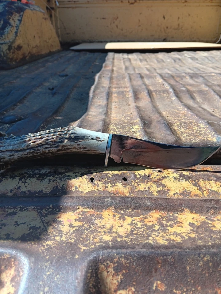 VINTAGE Howard R Arnold Coldwater Mountain Cutlery Fixed Blade Baby Bowie Knife - Image 3 of 4