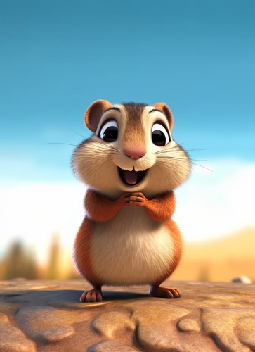 Children's Fun Cartoon Animal Posters Prints Gifts Home Decor Wall Art - Picture 17 of 62