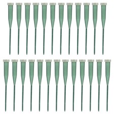 25pcs Floral Stem Water Tubes: 5.7 Inch Plastic Flower Tubes With Lids - Short