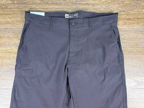 UB Tech by UnionBay Men's Classic Fit Comfort Waist Chino Pants Black 48W x 32L - Picture 4 of 8