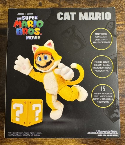 Nintendo The Super Mario Brothers Movie Cat Mario,Toad,Peach,Kamek Figures~New!! - Picture 7 of 9