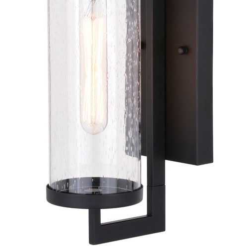Vaxcel Lighting T0603 Morgan Park 16" Tall Outdoor Wall Sconce - Black - Picture 4 of 11