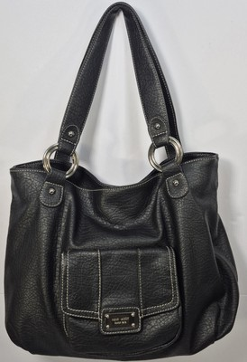 #ad #ad Lg Black Shoulder Bag Nine West Handbag Purse