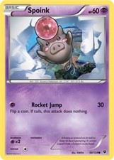 [4x] Spoink (#30/124) Fates Collide LP Pokemon