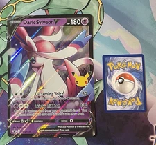 x1 Jumbo Dark Sylveon V SWSH134 Card Pokémon Pokemon TCG Celebrations Promo BIG