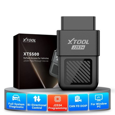 XTOOL XTS500 J2534 OBD2 Scanner ECU ReProgramming D-PDU Auto Diagnostic Tool