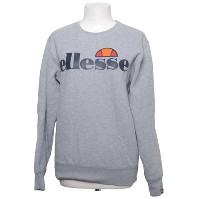 Ellesse, Sweatshirt, Größe: S, SL SUCCISO, Grau, Baumwolle/Polyester, Print #DDu