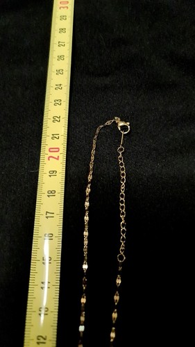 999 Vergoldete 21/22 cm Kette 24 Karat Eule und Pferd Strasssteine - Bild 4 von 4
