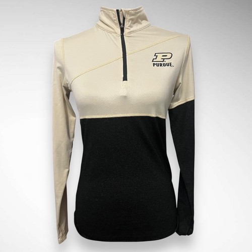 COLOSSEUM Women's Long Sleeve Purdue University 1/4 Zip Shirt Small | EUC