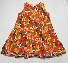 Pomander Place Magnolia Watercolor Kenzo Dress Women’s XS Floral Tiered Flowers