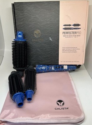 Calista Perfecter Pro Swap Top Heated Round Brush .75'' 1'' 1.5'' Sweet Heart Blue