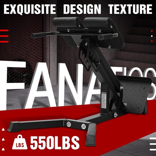 Roman Chair Back Extension Machine Hyperextension Bench Reverse Hyper Lower B... - Picture 7 of 9