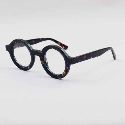 Nerd Round Acetate Eyeglasses Frames Reading Glasses Classic Vintage Men Women - Picture 7 of 67