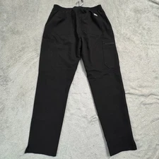 FIGS Women's Technical Collection Black Scrub Pants Cargo Zip Pockets Sz. Small