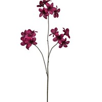Kunstblume Frangipani, 3Er Set, Farbe Dunkelrot, HöHe Ca. 90 Cm
