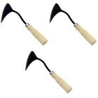  3 Pieces Landschaftsbau Dreieck Hacke Dreieckhacke Gartengeräte Gartenhacke