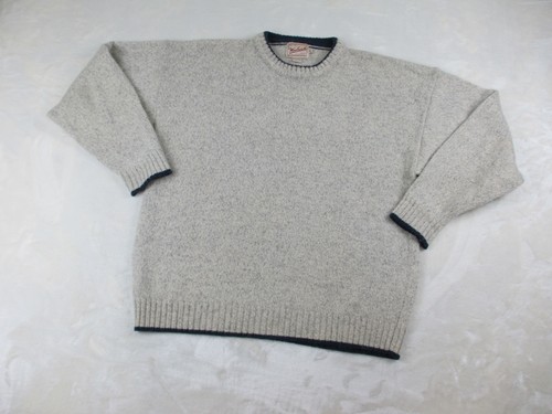 VINTAGE Woolrich Sweater Mens 2XL XXL Broown Knit Wool Blend Pullover Outdoors* - Picture 2 of 9