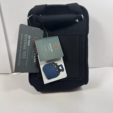 Oniva Picnic Time Six Pack Beverage Tote - Black Bottles Cans Insulated Cooler