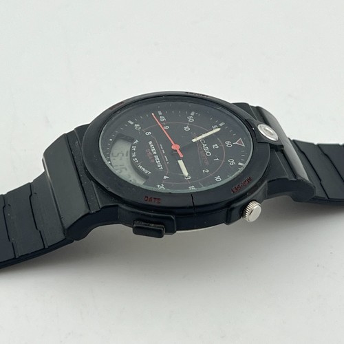 Casio AW-10 Ana Digi Thermometer Chronograph Digitaluhr Modul 377 Japan - Bild 10 von 16