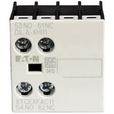 1pk EATON CUTLER HAMMER XTCEXFDC11 Contactor Accessory Front Aux Seq D Fram