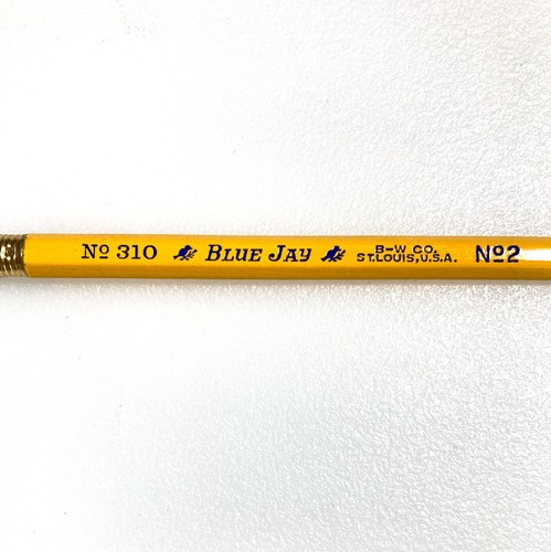 RAR Vintage NOS 8 Blue Jay Bleistifte ungespitzt Blackwell Wielandy Co. - OVP - Bild 6 von 7