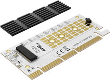 M2 to Pcie X4 Adapter with Heatsink for Nvme SSD 2230 2242 2260 2280