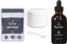 Polyp-Booster Polyplab Reef-Roids Coral Reefroids Fish Food (Booster 100Ml + Ree